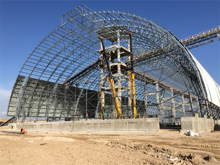 巴南煤机油桶翘工程网架