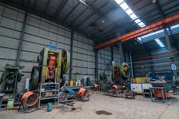 巴南网架配件-锥头加工车间